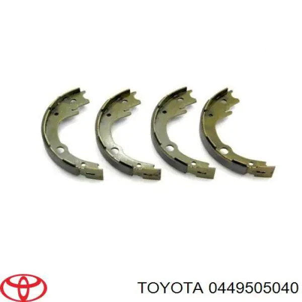 Колодки ручника 0449505040 Toyota