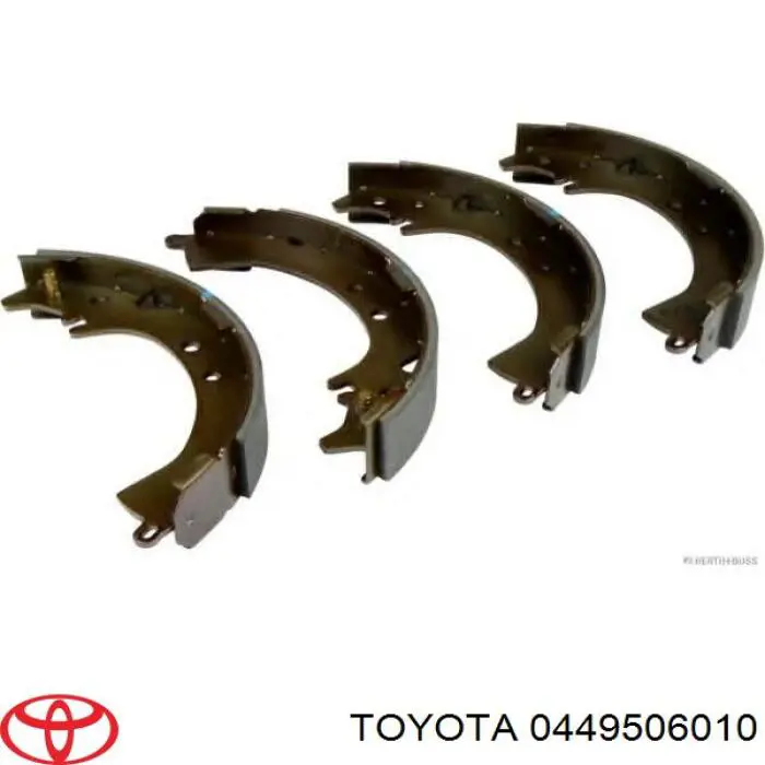 Купити 0449506010 Toyota Колодки гальмові задні, барабанні