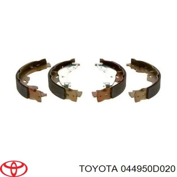 Купити 044950D020 Toyota Колодки гальмові задні, барабанні