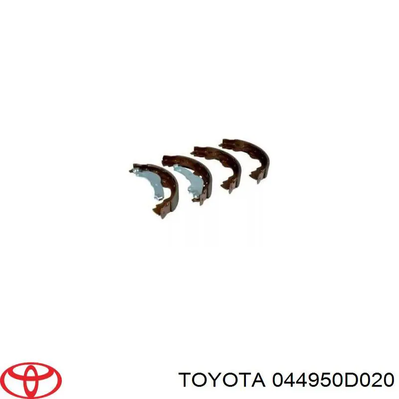 Колодки гальмові задні, барабанні 044950D020 Toyota