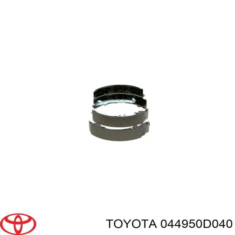 Гальма робочі задні ножні і гальмівні барабани Toyota 044950D040