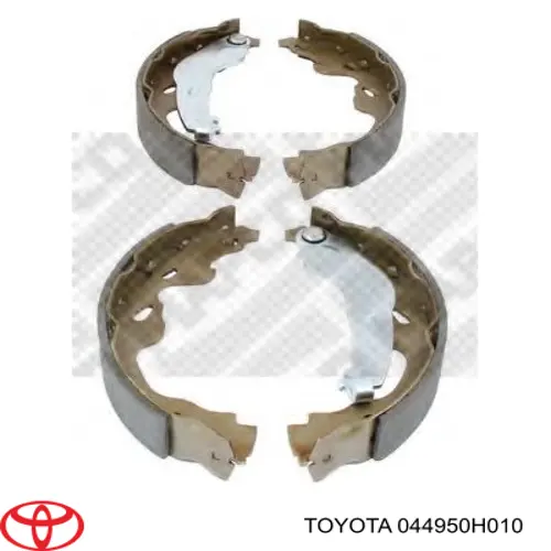 Колодки гальмові задні, барабанні Toyota 044950H010 ціна, від 17.29 USD