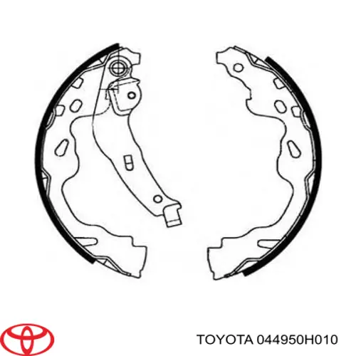 044950H010 Toyota колодки гальмові задні, барабанні