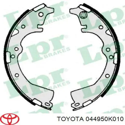 Купити 044950K010 Toyota Колодки гальмові задні, барабанні