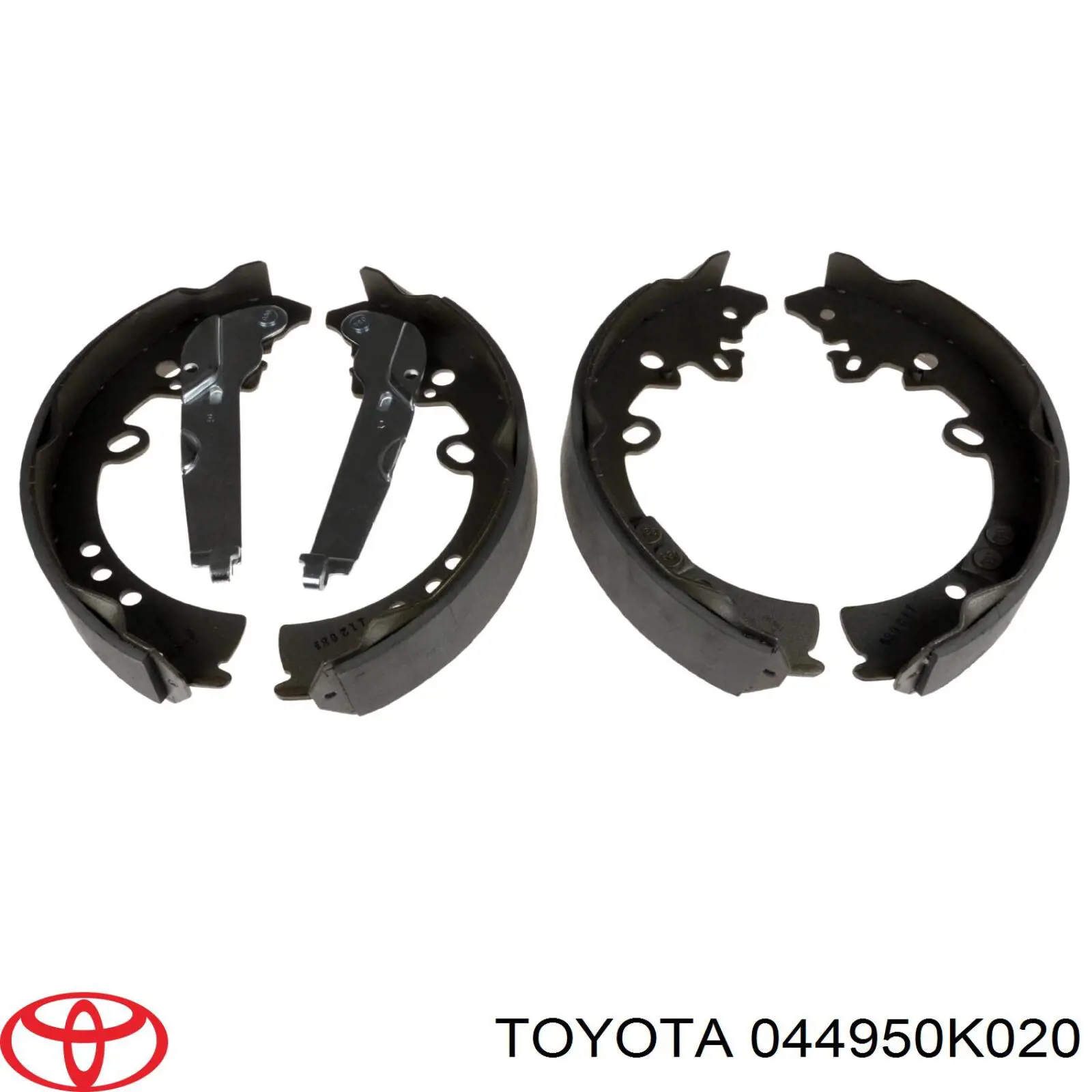 Колодки гальмові задні, барабанні Toyota 044950K020 ціна, від 44.76 USD