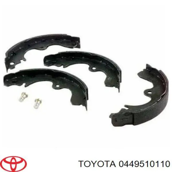 Колодки гальмові задні, барабанні Toyota 0449510110 ціна, від 19.95 USD