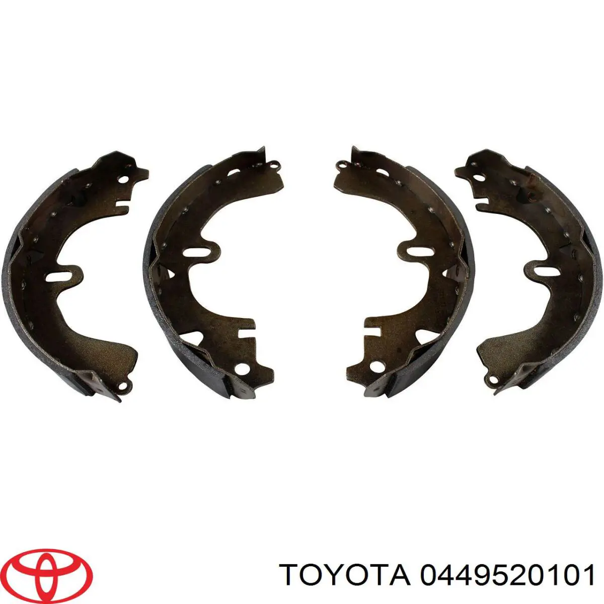 Купити 0449520101 Toyota Колодки гальмові задні, барабанні