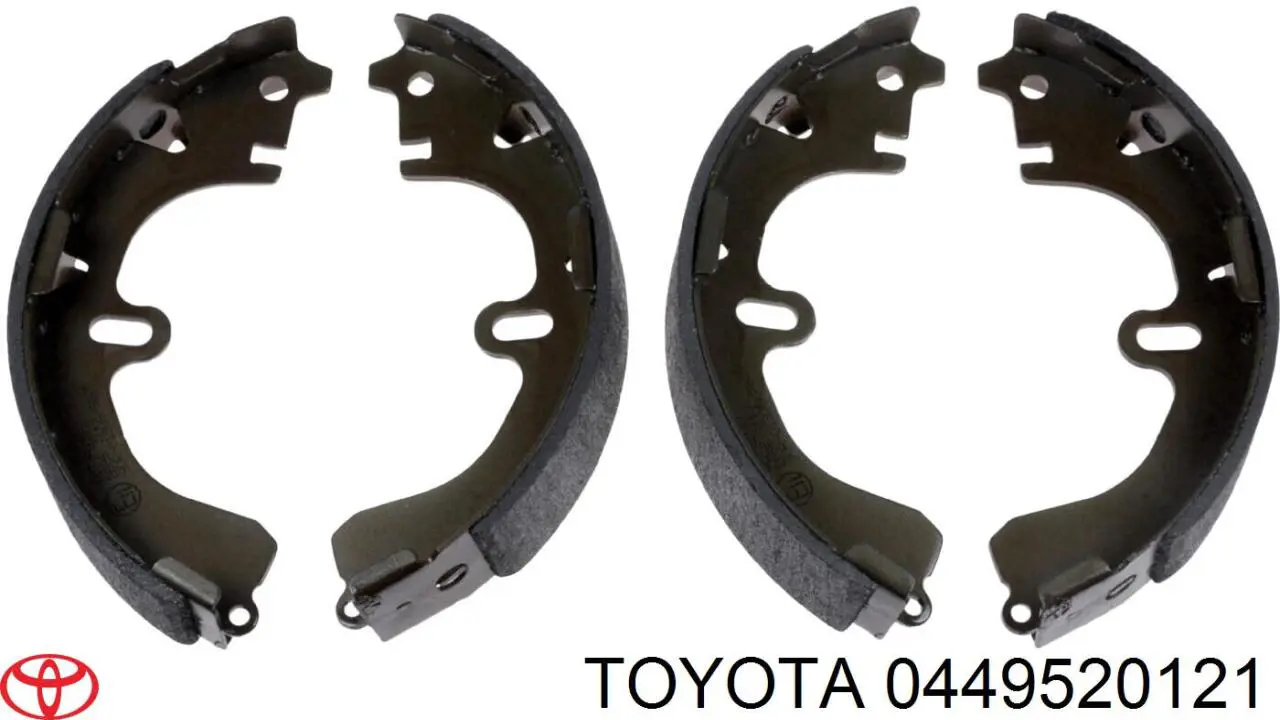 Купити 0449520121 Toyota Колодки гальмові задні, барабанні