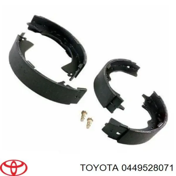 0449528071 Toyota колодки гальмові задні, барабанні