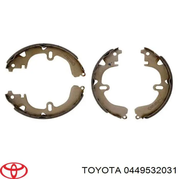 Купити 0449532031 Toyota Колодки гальмові задні, барабанні