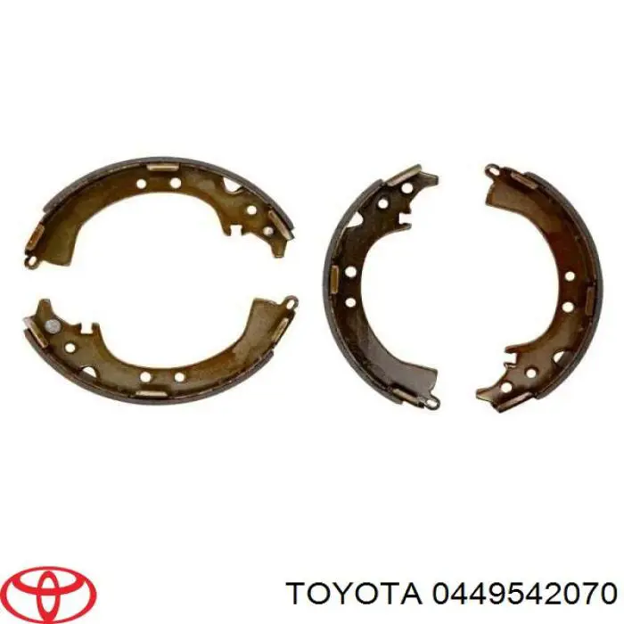 Купити 0449542070 Toyota Колодки гальмові задні, барабанні