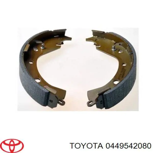 Колодки гальмові задні, барабанні 0449542080 Toyota