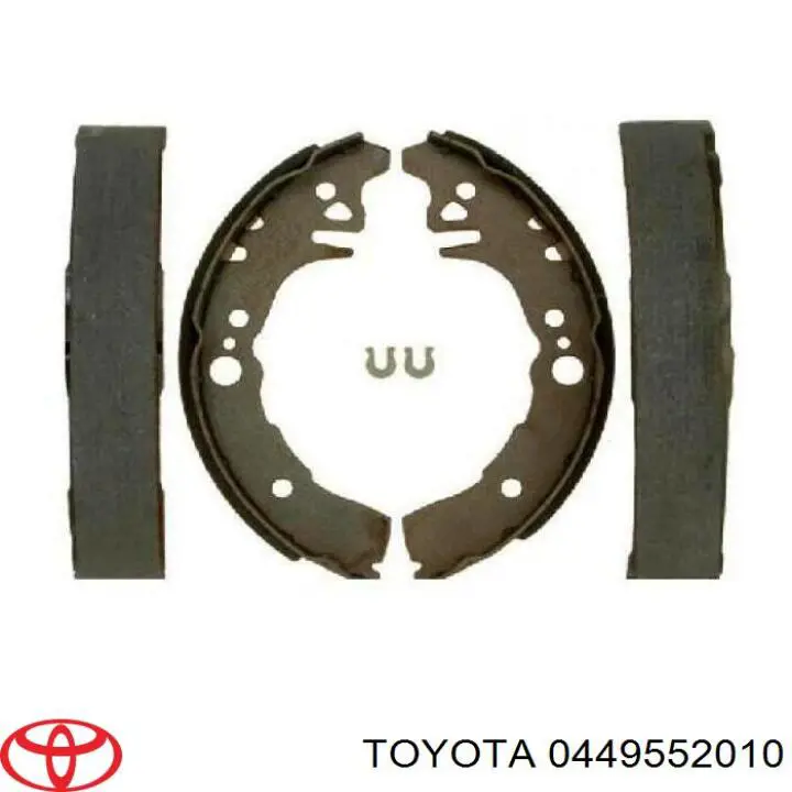 Колодки гальмові задні, барабанні 0449552010 Toyota