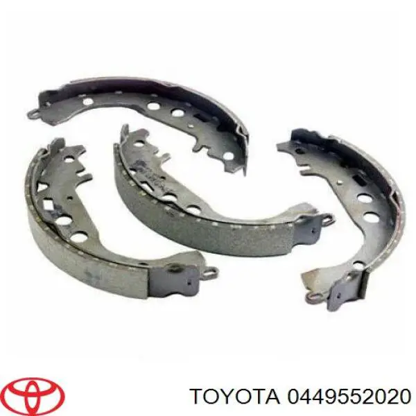 Колодки гальмові задні, барабанні Toyota 0449552020 ціна, від 16.82 USD