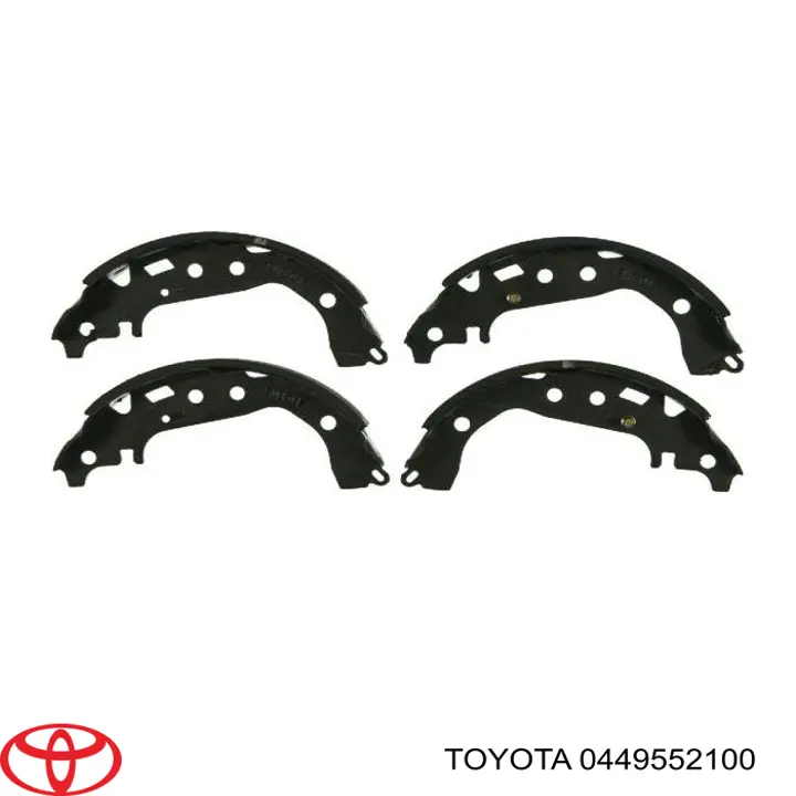 Колодки гальмові задні, барабанні Toyota 0449552100 ціна, від 17.93 USD