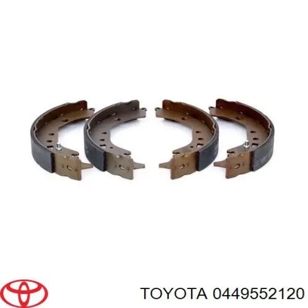 Колодки гальмові задні, барабанні Toyota 0449552120 ціна, від 22.91 USD