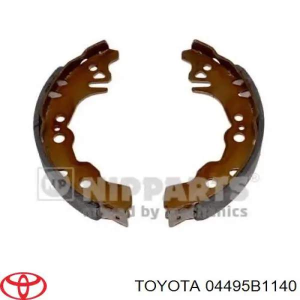Колодки гальмові задні, барабанні Toyota 04495B1140 ціна, від 22.15 USD