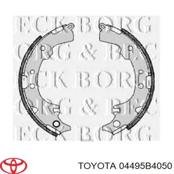 Колодки гальмові задні, барабанні 04495B4050 Toyota