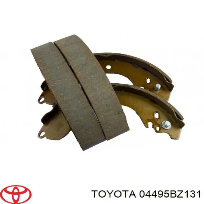 Колодки гальмові задні, барабанні 04495BZ131 Toyota