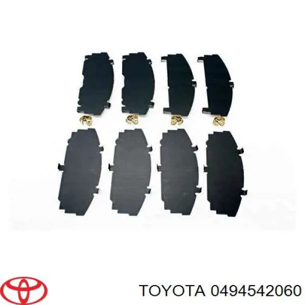 0494542060 Toyota пластина кріплення гальмівної колодки
