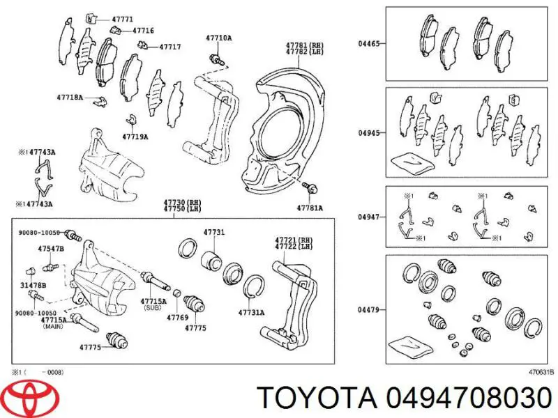  0494708030 Toyota