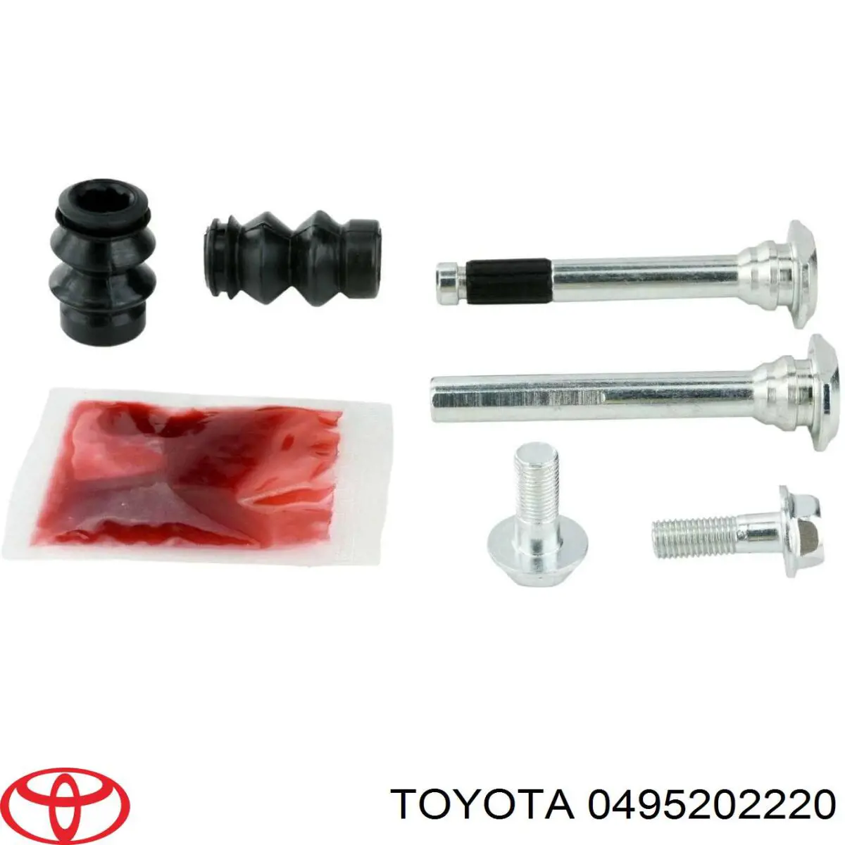 0495202220 Toyota ремкомплект супорту гальмівного переднього