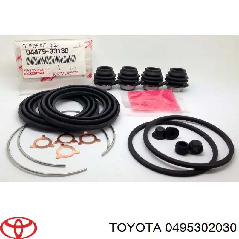 Пильник направляючої супортугальмівного, переднього Toyota 0495302030 ціна, від 19.98 USD