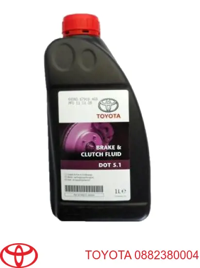 Рідина гальмівна Toyota 0882380004 ціна, від 19.19 USD