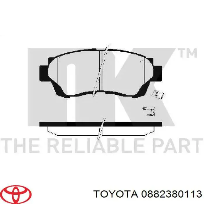 Рідина гальмівна 0882380113 Toyota