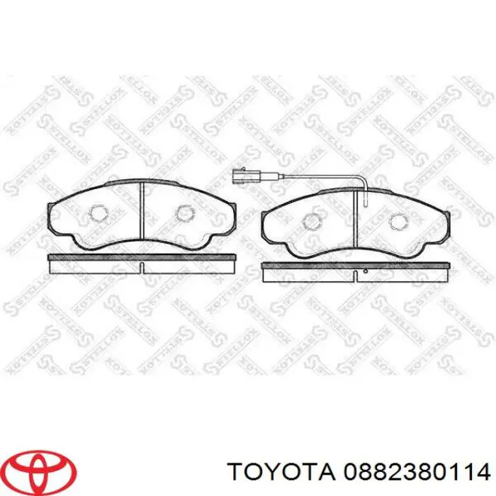 Купити 0882380114 Toyota Рідина гальмівна