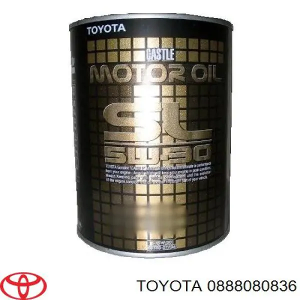 0888080836 Toyota Масло моторне синтетическое ENGINE OIL 5W-40, 1л