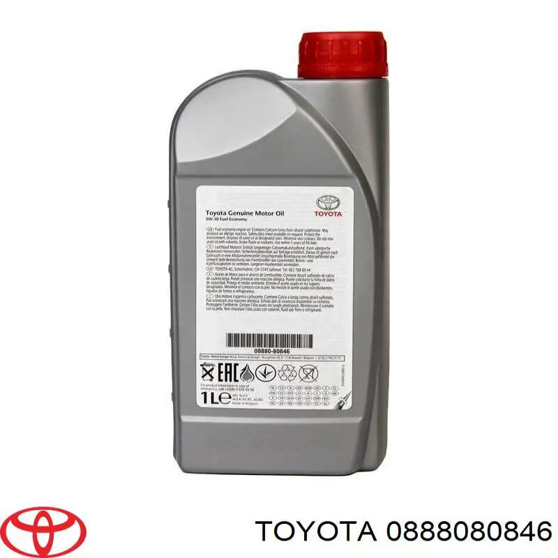 0888080846 Toyota Масло моторне синтетическое ENGINE OIL 5W-30, 1л