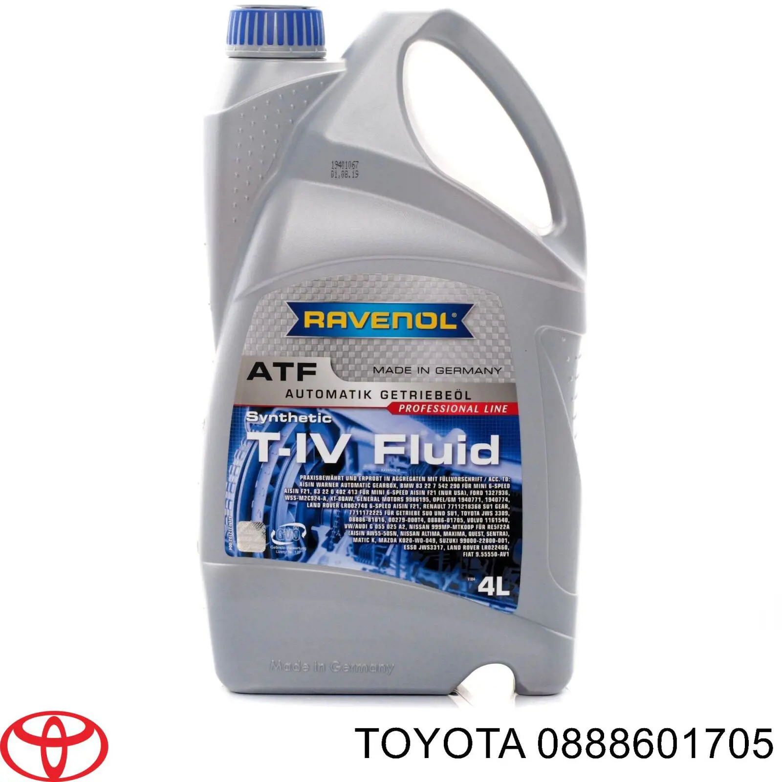 Масло трансмісії 0888601705 Toyota
