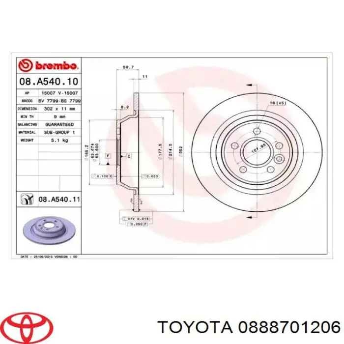 Купити 0888701206 Toyota Мастило напрямних супортів