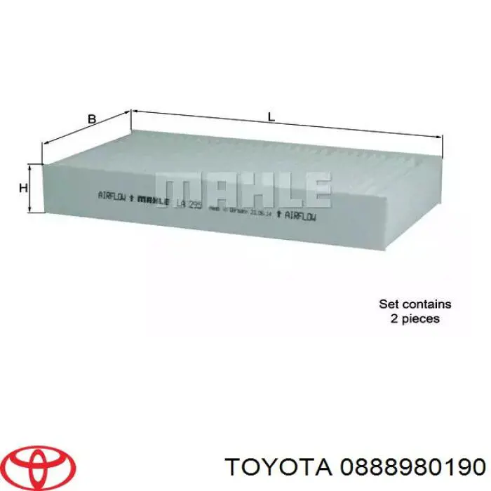 888980190 Toyota Охолоджуюча рідина