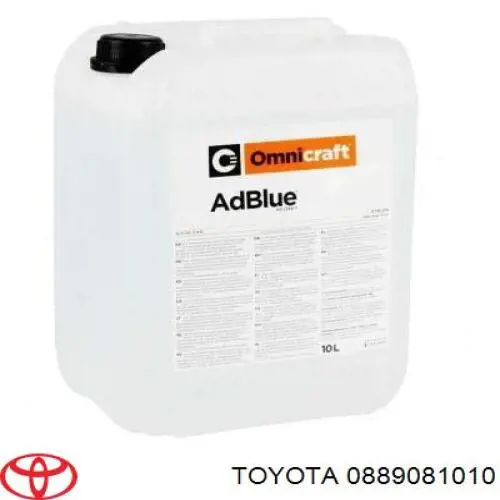 0889081010 Toyota Засіб для нейтралізації відпрацьованих газів, сечовина