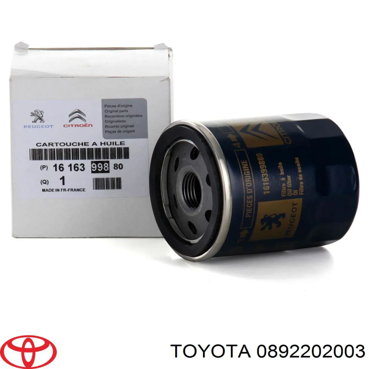 Масляний фільтр двигуна Toyota 0892202003 ціна, від 4.00 USD