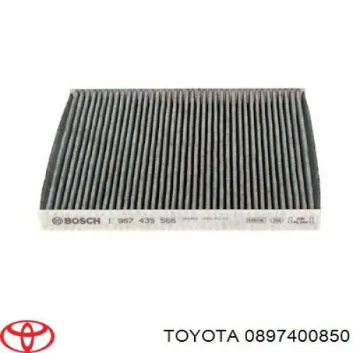 0897400850 Toyota Внутрішньосалонний фільтр