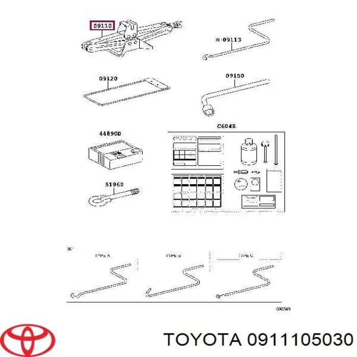  0911105030 Toyota