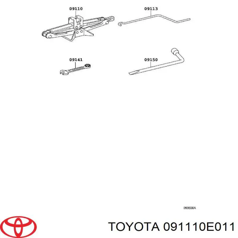  091110E011 Toyota