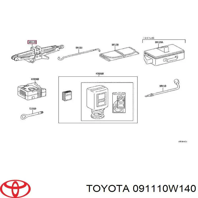  091110W140 Toyota