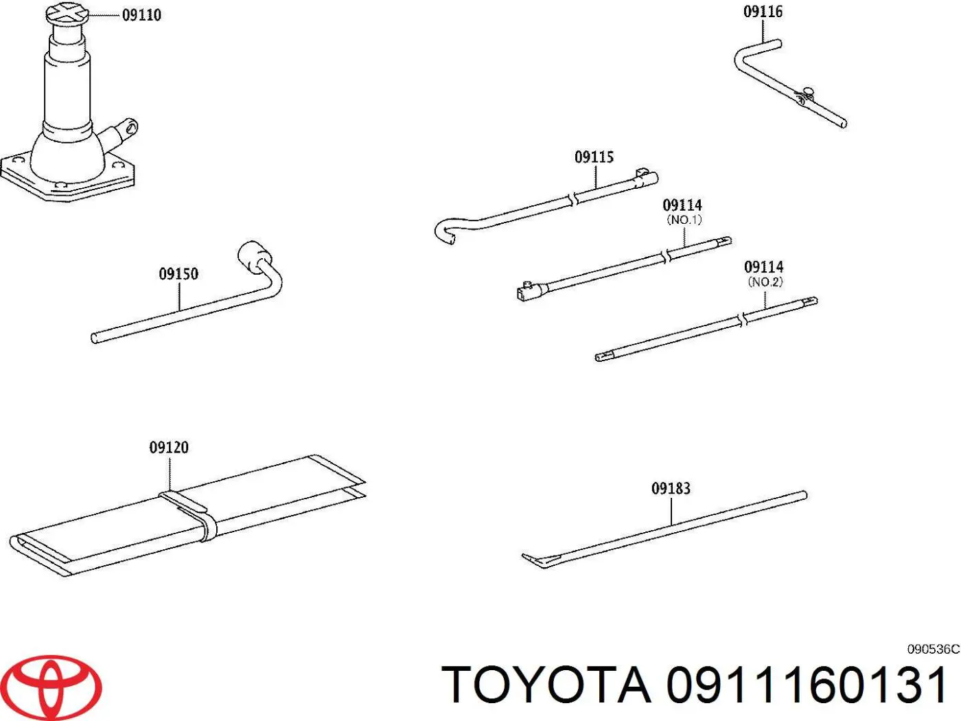  911160131 Toyota