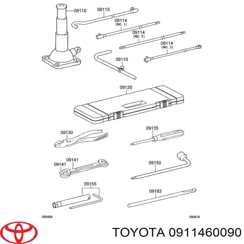 0911460090 Toyota 