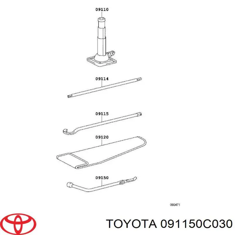  091150C030 Toyota