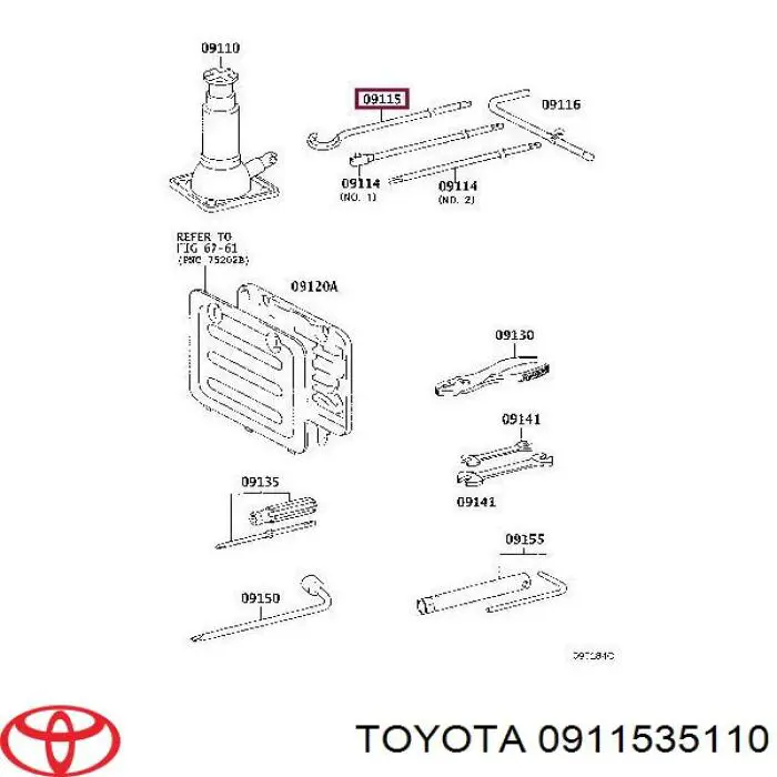 0911535110 Toyota 