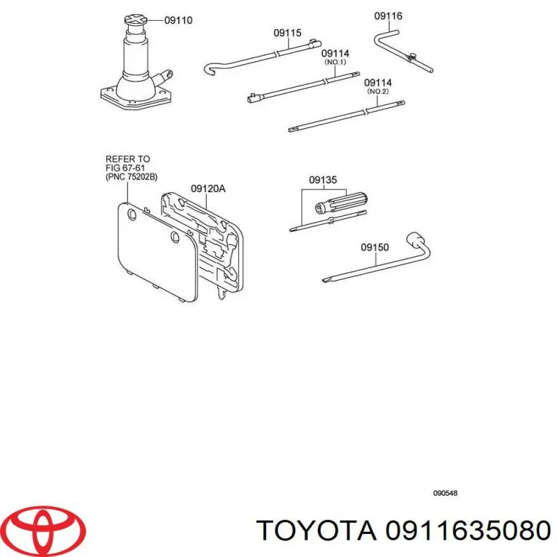Купити 0911635080 Toyota 
