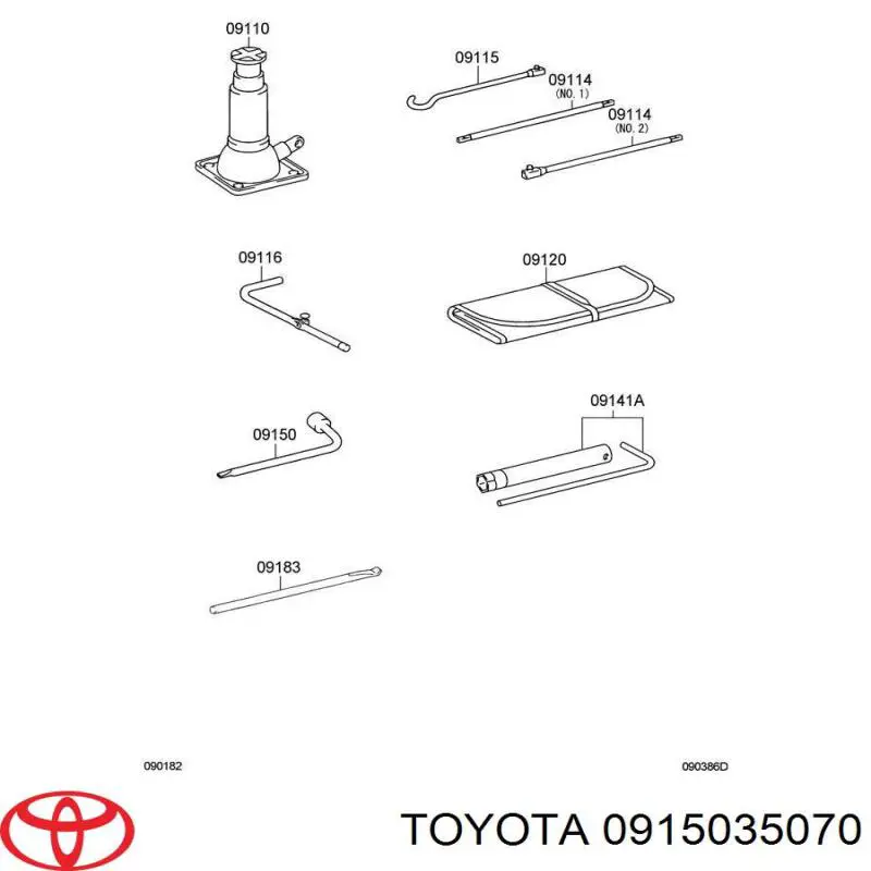 Купити 0915035070 Toyota 