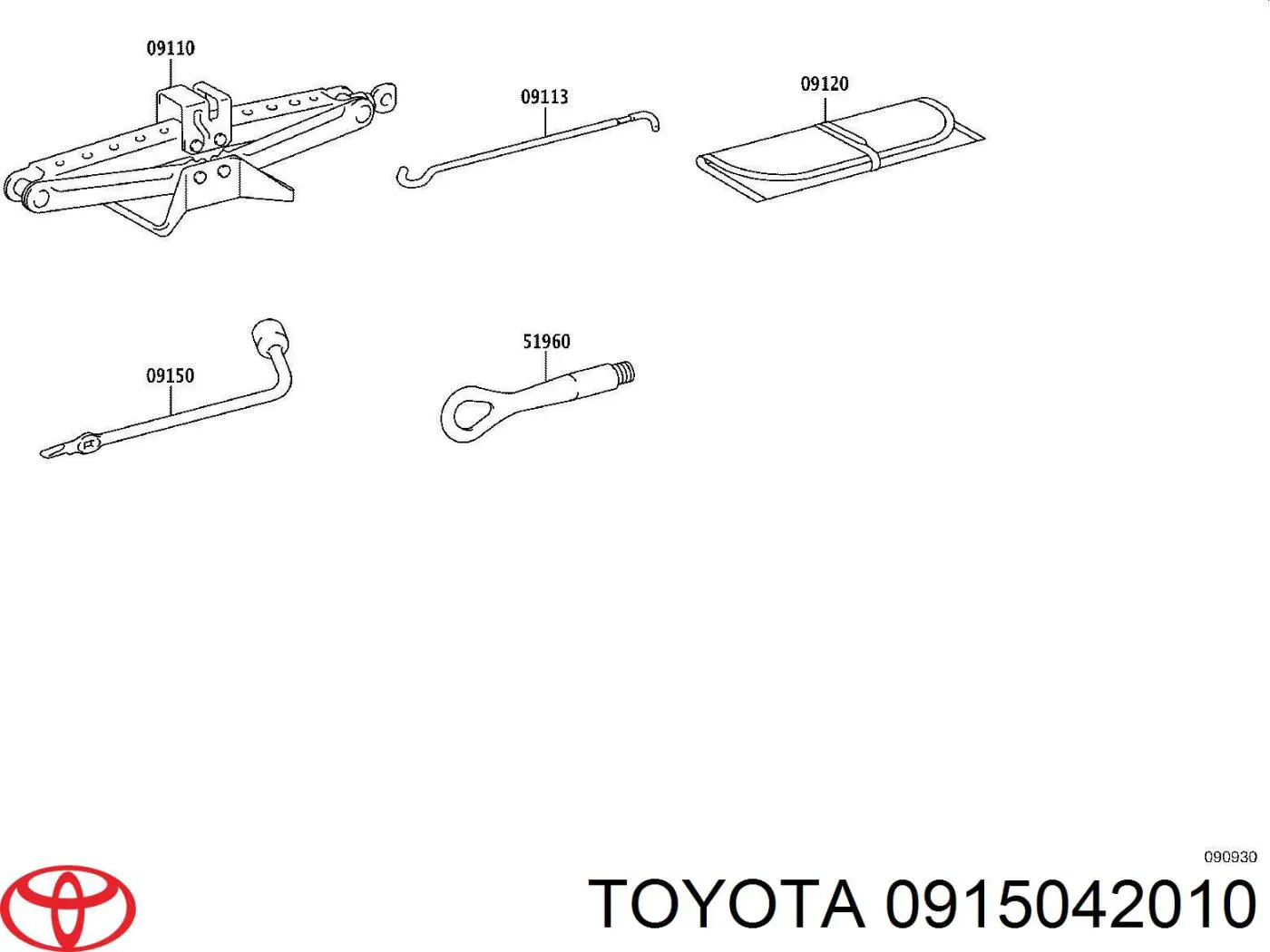  Toyota 0915042010 ціна, від 17.91 USD