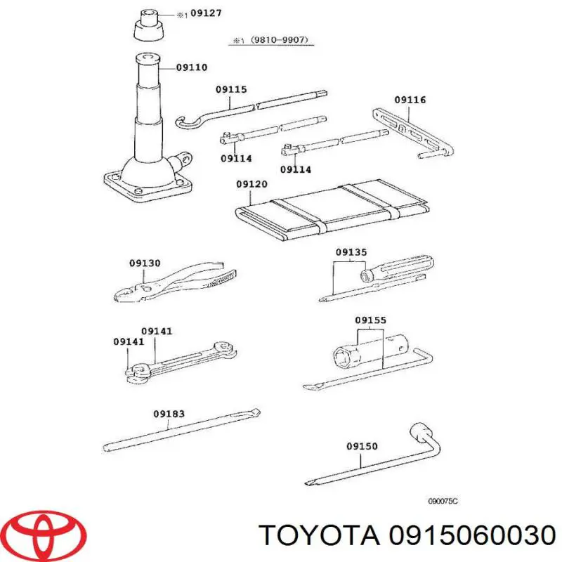 Купити 0915060030 Toyota 