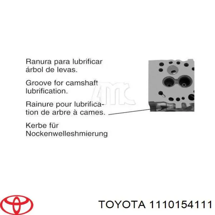 Головка двигуна Toyota 1110154111 ціна, від 206.99 USD